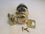Schlage Door Knob Passage Polished Brass -- Used
