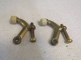 Schlage Door Stop Hinge Pin Lot of 2 Polished Brass -- Used