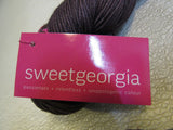 Sweet Geogia Trinity Worsted Yarn Mink 2 Skeins 200 Yards Each Plum -- New