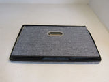 Designer Collapsible Storage Bin with Lid Gray/Black Lightweight and Durable -- New