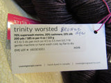 Sweet Geogia Trinity Worsted Yarn Mink 2 Skeins 200 Yards Each Plum -- New