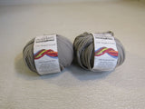 Cascade Yarns 220 Superwash Yarn Light Gray 2 Skeins 220 Yards Each -- New