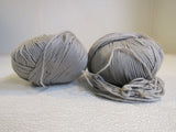 Cascade Yarns 220 Superwash Yarn Light Gray 2 Skeins 220 Yards Each -- New