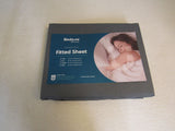 Bedsure Get Cozy Essentials Full Fitted Sheet 54-in x 75-in x 14-in Gray -- New
