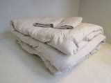 Bedsure Get Cozy King Comforter 3 pc Set Light Beige Down Alternative -- New