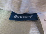 Bedsure Get Cozy King Comforter 3 pc Set Light Beige Down Alternative -- New
