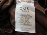 CGK Unlimited Luxury Split King Sheet 4 pc Set Brown Wrinkle and Stain Resistant -- New