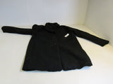 Daily/Ritual Teddy Bear Fleece Oversized-Fit Lapel Jacket Black Female Adult Size S -- New