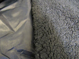 Daily/Ritual Teddy Bear Fleece Oversized-Fit Lapel Jacket Black Female Adult Size S -- New
