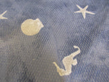 Ailemei Everything and Chill Cooling Blanket Blue/White Ocean Design -- New