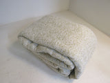 Kawahome Lightweight King Knit Thin Blanket Camel/White Cozy Fuzzy -- New