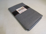 Café Deauville Heavy Weight Vinyl Table Cloth Grey Soft Flannel Backing -- New
