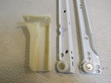 Standard Drawer Slides Lot of 4 Sets 22-in Bottom Mount White -- Used