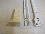 Standard Drawer Slides Lot of 4 Sets 22-in Bottom Mount White -- Used