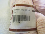 Stonehedge Fiber Mill Shepherds Wool Yarn Baby Pink 2 Skeins 250 Yards Each -- New
