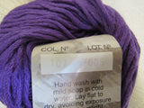 Cascade Yarns Venezia Yarn Purple 2 Balls 120 Yards Each -- New
