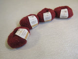 Rowan Kid Silk Haze Glamour Yarn Burgundy 4 Skeins 177 Yards Each -- New