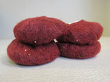 Rowan Kid Silk Haze Glamour Yarn Burgundy 4 Skeins 177 Yards Each -- New