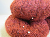 Rowan Kid Silk Haze Glamour Yarn Burgundy 4 Skeins 177 Yards Each -- New