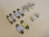 Standard Vehicle LED Bulbs Various Styles Lot of 12 Clear/Silver -- New