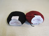 Knit Picks Capretta Yarn Wine/Black 2 Skeins 230 Yards Each -- New