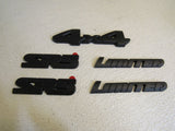 Standard Toyota Tacoma 2018 SR5 Limited 4x4 Truck Decals Lot of 5 Black -- New