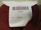 Knit Picks Capretta Yarn Wine/Black 2 Skeins 230 Yards Each -- New