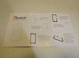 Trianium Premium Tempered Glass Screen Protector iPhone XS Max Clear/Silver -- New