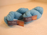 Plymouth Yarn De Aire Yarn Turquoise Blue 2 Skeins 109 Yards Each -- New