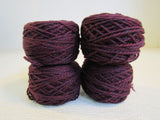 Blue Sky Woolstok Yarn Deep Velvet 4 Balls 123 Yards Each Dark Wine -- New