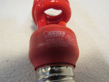 Sylvania Flourescent Light Bulbs Lot of 2 E26 Base Red 13W 120V 60Hz 0.220A -- Used