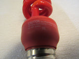Sylvania Flourescent Light Bulbs Lot of 2 E26 Base Red 13W 120V 60Hz 0.220A -- Used