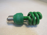 Feit Elecrtic Floursecent Light Bulb E26 Base Green 13W 120VAC 60 Hz 200 mA -- Used