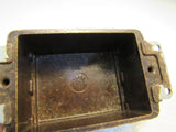 Standard Single Gang Electrical Gang Box Brown Class 2 Use -- Used