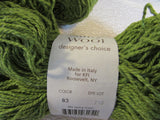 Elsebeth Lavold Silky Wool Yarn Sapling Green 5 Balls 1 Skein 190 Yards Each -- New