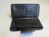 Coach Slim Zip Wallet Black Female Adult -- Used