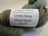 The Unique Sheep Wool Sport Sequoia Yarn 2 Skeins 1 Ball 165 Yards Each -- New