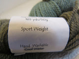 The Unique Sheep Wool Sport Sequoia Yarn 2 Skeins 1 Ball 165 Yards Each -- New