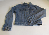GAP Jean Jacket Navy Blue Female Adult Size M -- Used