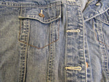 GAP Jean Jacket Navy Blue Female Adult Size M -- Used