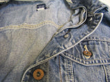 GAP Jean Jacket Navy Blue Female Adult Size M -- Used