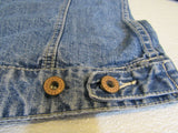 GAP Jean Jacket Navy Blue Female Adult Size M -- Used