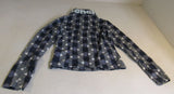 Bench Urbanwear Jacket Gray/White/Blue Female Adult Size M -- Used
