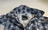 Bench Urbanwear Jacket Gray/White/Blue Female Adult Size M -- Used