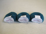Knit Picks Aloft Lace Weight Yarn Kenai 3 Balls 246 Yards Each Emerald Green -- New