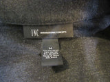 INC Jacket Medium Black/Dark Gray Female Adult Size M -- Used