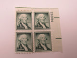 USPS Scott 1031 Vintage 1c George Washington Plate Block Mint Never Hinged/MNH -- New