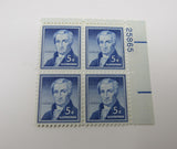 USPS Scott 1038 Vintage 5c James Monroe Plate Block Mint Never Hinged/MNH -- New