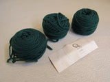 Quince & Co Puffin Yarn Green 3 Balls 112 Yards Each 100% American Wool -- New