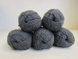 Knit Picks Brava Worsted Yarn Cobblestone Heather 5 Skeins 218 Yards Each C25697 -- New
